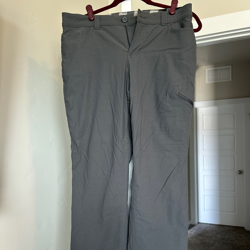 Eddie Bauer Gray Straight Leg Pants